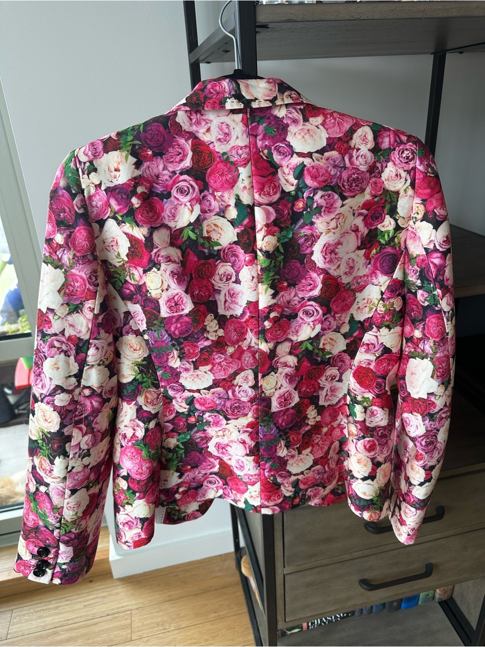 kate spade Pink and Cream Floral Blazer Jacket - Picture 2 of 4